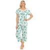 Collections Etc Lace Trim Floral Capri Set - 2 of 4