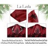 LA LEELA Men's Hawaiian Shirts Short Sleeve Button Down Shirt Mens Shirts Casual Vacation Party Caribbean Shirts for Men - 4 of 4