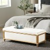 GDFStudio Shanter French Country Fabric Upholstered Storage Ottoman Bench - 2 of 4