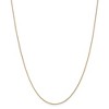 Black Bow Jewelry 0.8mm 14k Yellow Gold Spiga Pendant Chain Necklace - 3 of 4
