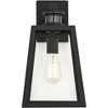 John Timberland Arrington Modern Outdoor Wall Light Fixtures Set of 2 Black Motion Sensor 14 3/4" Clear Glass for Post Exterior Barn Deck - image 3 of 4