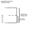Unique Bargains Flowers Baskets Gifts Wrapping Paper Clear 1 Pc - 2 of 4