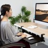 Mount-It! Clamp Keyboard Tray | Sliding Under Desk Keyboard &  Mouse Platform | Retractable Undermount Drawer | No Screws or Scratches to Assemble - 2 of 4