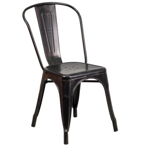 Riverstone Furniture Collection Metal Chair Black