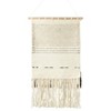 Saro Lifestyle Textured Woven Wall Hanging, 20"x36", Natural - 2 of 3