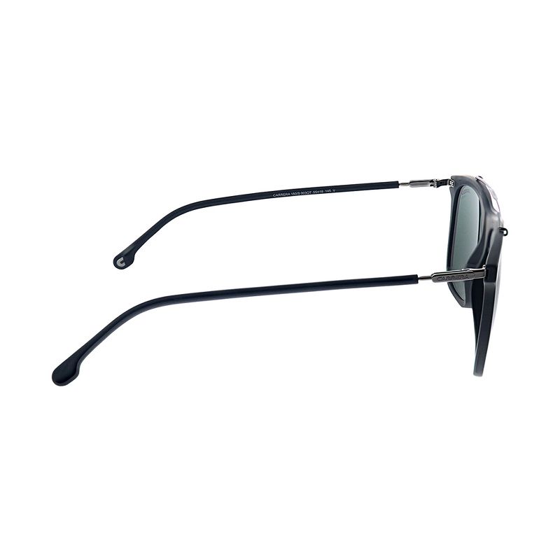 Carrera 150/S 003 Unisex Rectangle Sunglasses Matte Black 55mm, 3 of 4