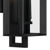 Kroft 24 inch 2 Light Outdoor Wall Light with Clear Glass in Textured Black - image 3 of 4