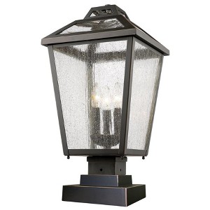 Bayland 3-Bulb Outdoor Fixture - Oil Rubbed Bronze, 21.5" Tall, Dimmable, Wet Rated - 1 of 1