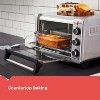BLACK+DECKER 6-Slice Crisp 'N Bake Air Fry Toaster Oven, TO3215SS, 5 Cooking Functions, 60 Minute Timer, Stainless Steel - 4 of 4