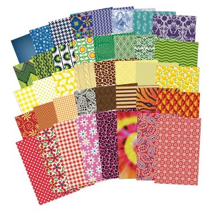 Roylco® All Kinds of Fabric Design Papers™, 200 Sheets - 1 of 3