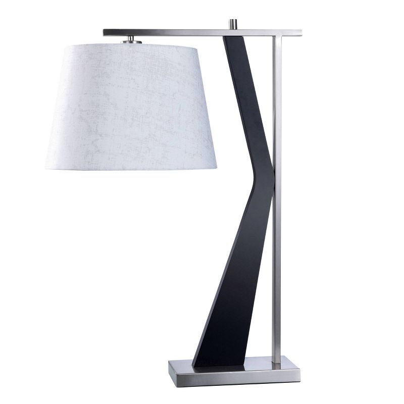 Darby Silver Mid-Century Modern Metal Desk Lamp - StyleCraft, 5 of 6