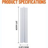 100PCS 2 FT Aluminum Radiant Floor Heat Transfer Plates For 1/2 Inch PEX Tubing - 2 of 4
