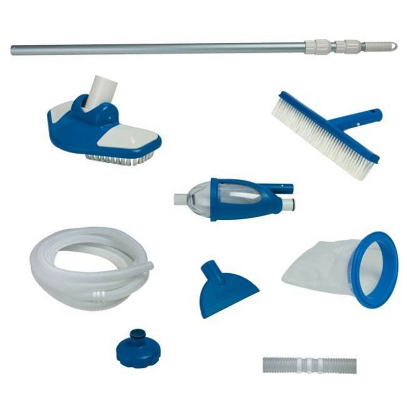 Intex Deluxe Cleaning Maintenance Swimming Pool Kit with Vacuum & Pole | 28003E, 1 of 7