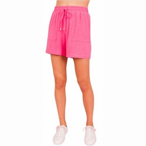 Women's Crinkled Gauze Shorts - day + moon - 1 of 4