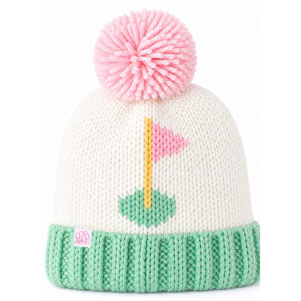 Bits & Bows Golf Flag Bobble Hat