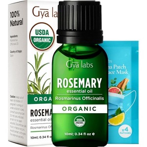 Gya Labs Organic Rosemary Essential Oil Rosemary Oil 0.34 Fl Oz - 1 of 4