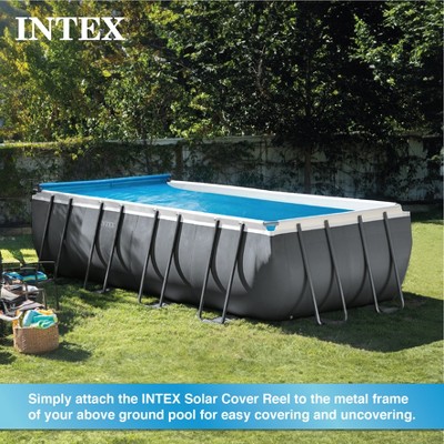 Adjustable Aluminum Solar Pool Cover Reel with Locking Mechanism