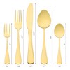 REGALWOVEN 30 Piece 1 Set Stainless Steel Premium Durable Rust-proof Flatware Set - 2 of 4