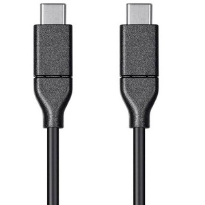 Monoprice USB C to USB C 2.0 Cable - 4 Meters (13.1 Feet) - Black | 480Mbps, 5A, 30/26AWG, Type C, Compatible with iPad Pro / MacBook Pro / Samsung - 1 of 4