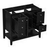 Akoasm 35.5 in. W Sink Bathroom Vanity Cabinet with 3 Drawer For Bathroom-Black - 2 of 4