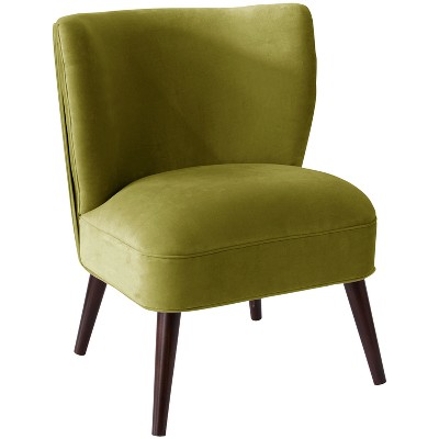 target green velvet chair