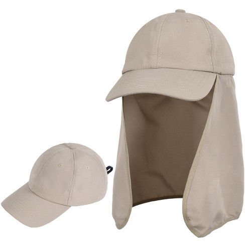 Tirrinia Neck Flap Sun Hat with Wide Brim - UPF 50+ Hiking Safari Fishing Caps for Men and Women, Perfect for Outdoor Adventures