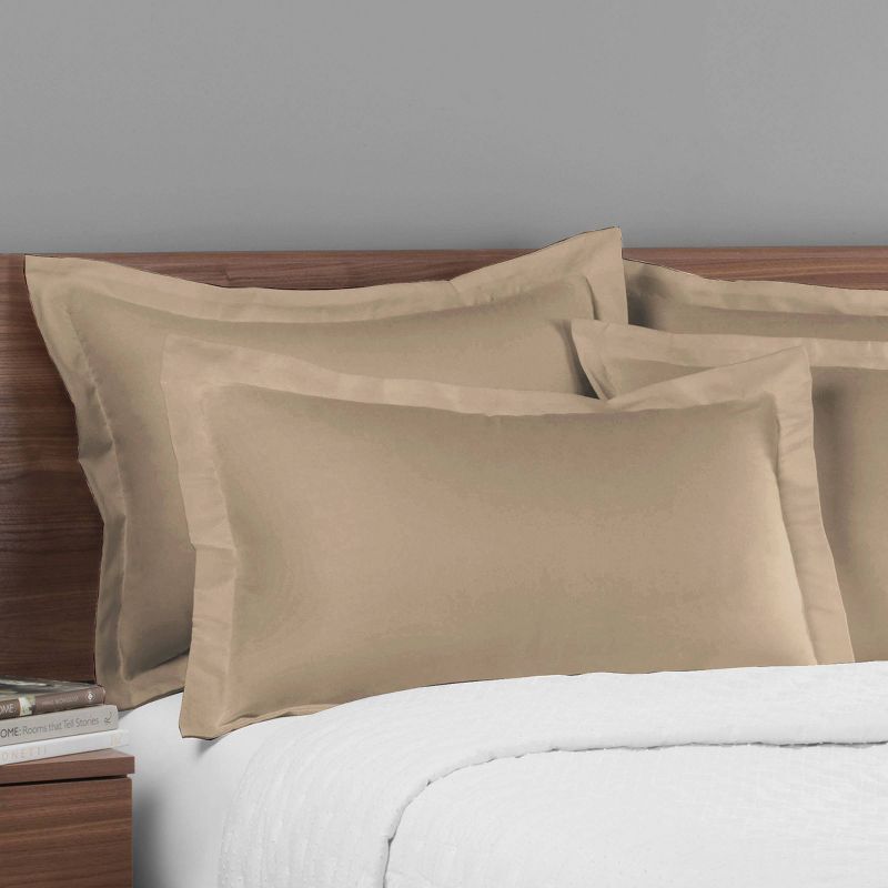 Cotton Rich Tailored Pillow Sham Set - Today's Home, 6 of 7