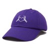 Dalix Heart of Bones Embroidered Cotton Dad Hat Adjustable Baseball Cap Womens - 4 of 4