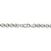 Black Bow Jewelry Men's 5mm, Sterling Silver Solid Rolo Chain Necklace - 4 of 4
