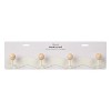 LunaLulinlk 15" 4 Hook Children's White Metal Hookboard - 2 of 4