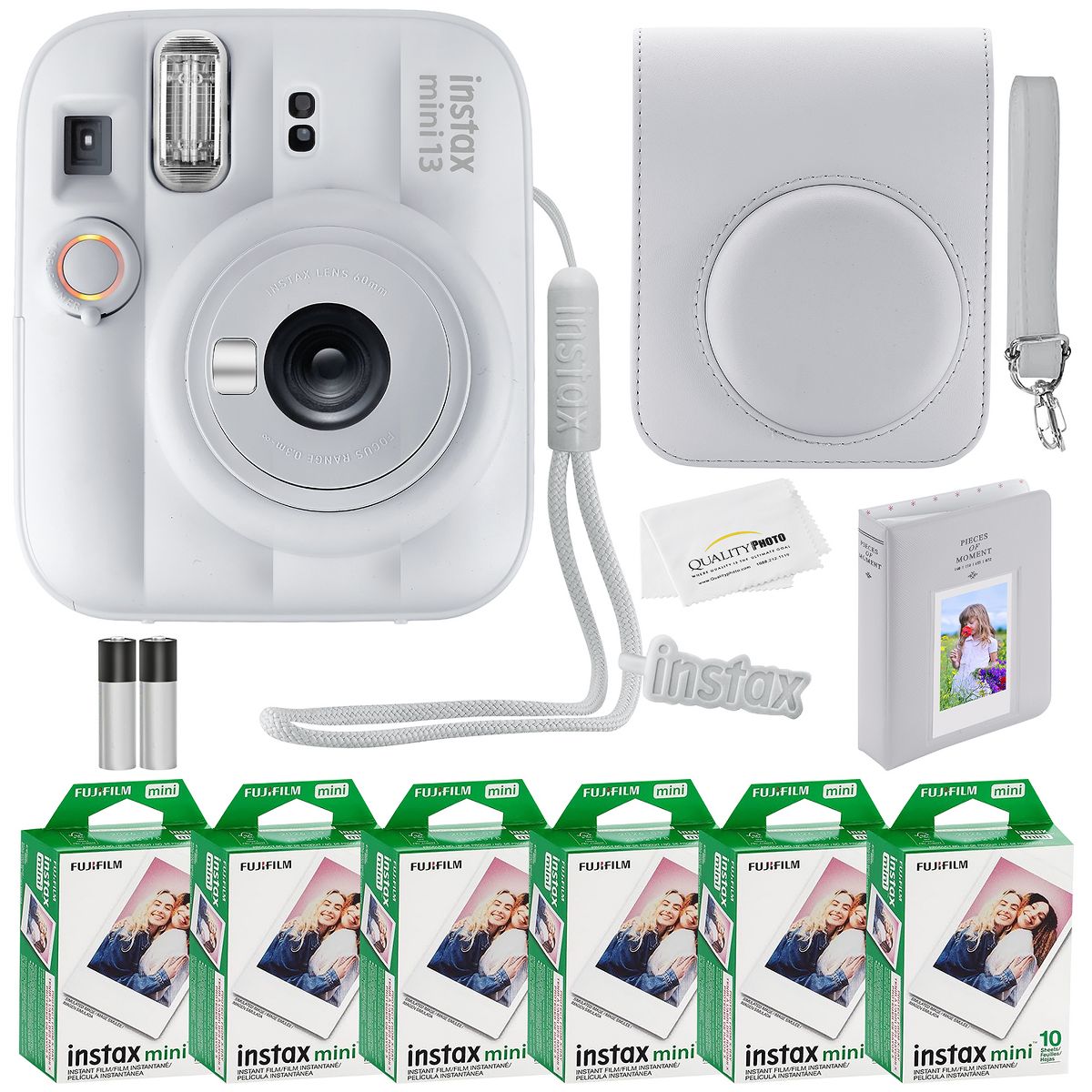 Fujifilm Instax Mini 13 Instant Camera, 60 Photo Prints, Photo Album, Case & Quality Photo Cloth - thumbnail 6