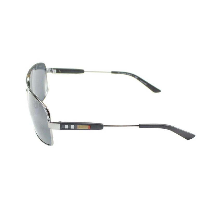 Burberry  100387 Unisex Square Sunglasses Gunmetal 63mm, 3 of 4