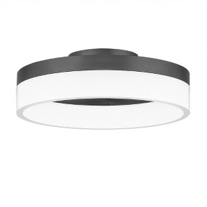Quoizel Lighting Cohen 1 - Light Flush Mount in  Oil Rubbed Bronze - 1 of 3