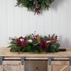 Nearly Natural 24-in Holiday Berries, Pinecones and Eucalyptus Christmas Artificial Arrangement Cutting Board Wall Décor or Table Arrangement - 3 of 4