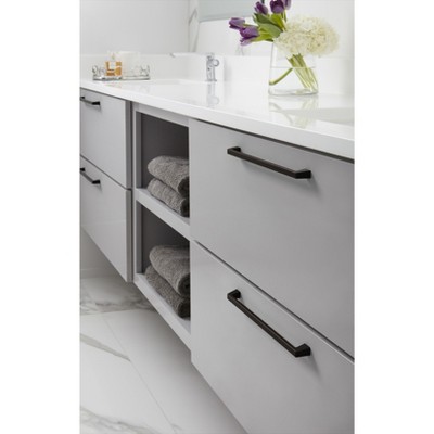 Modern Oil-Rubbed Bronze 10-1/16 Inch Cabinet Pull