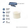 Topvacuumparts Replacement Eureka DVC HAC-504AW, HCM-710 Humidifier Vacuum Cleaner Filter 1Pk # compare to part 195205 - 2 of 3
