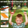 VEVOR Ninja Warrior Obstacle Course for Kids, 2 x 50 ft Weatherproof Slacklines, 500lbs Weight Capacity Monkey Line, Outdoor Playset Equipment - 4 of 4