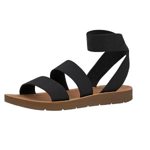 CUSHIONAIRE Women's Indego Stretch Sandal - 1 of 4