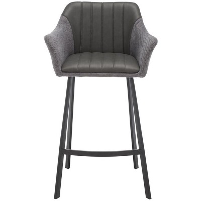 Rodi Counter Stool - BST3019 - Grey/Black - Safavieh