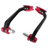 Unique Bargains Universal Brake Clutch Lever Handguards Protector 7/8" Red 1 Pair - 4 of 4