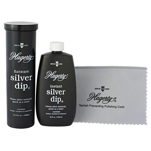 Hagerty Silver Clean, Polish & Prevent 3 Piece Set With R-22 Tarnish  Preventative : Target