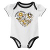 NHL Pittsburgh Penguins Baby Girls' 3pk Bodysuit - 2 of 4