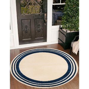 Unique Loom  Aruba Outdoor Tanki Area Rug - 1 of 4