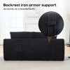 NicBex Convertible 2-in-1 Design Upholstered Loveseat Sofa Bed with Metal Frame,Futon Couch Sleeper Sofa for Living Room,Bedroom - 4 of 4