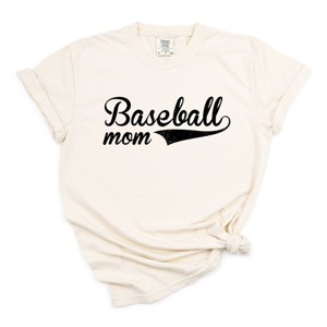 Baseball Mom - Womens Garment Dyed Tee - 1 of 2