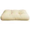 vidaXL Pallet Cushion Cream 23.6"x24.2"x3.9" Fabric - 4 of 4