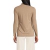 Lands' End Women's Lightweight Jersey Skimming Long Sleeve Turtleneck - 2 of 4