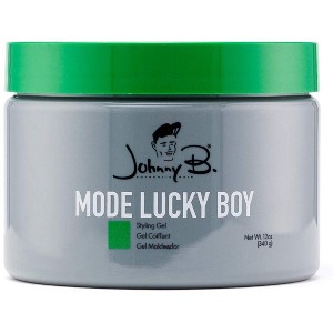 JOHNNY B. MODE LUCKY BOY Styling Gel (12 oz) Illuminating Green Hair Gel - 1 of 3