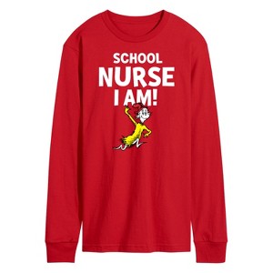 Men's - Dr. Seuss - School Nurse I Am Sam I Am Long Sleeve Graphic T-Shirt - 1 of 4
