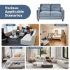 CAVINAS Velvet Sofa,Modern Couch with U-Shaped Spring Support - Chenille Fabric for Living Room,Bedroom,Office - 4 of 4